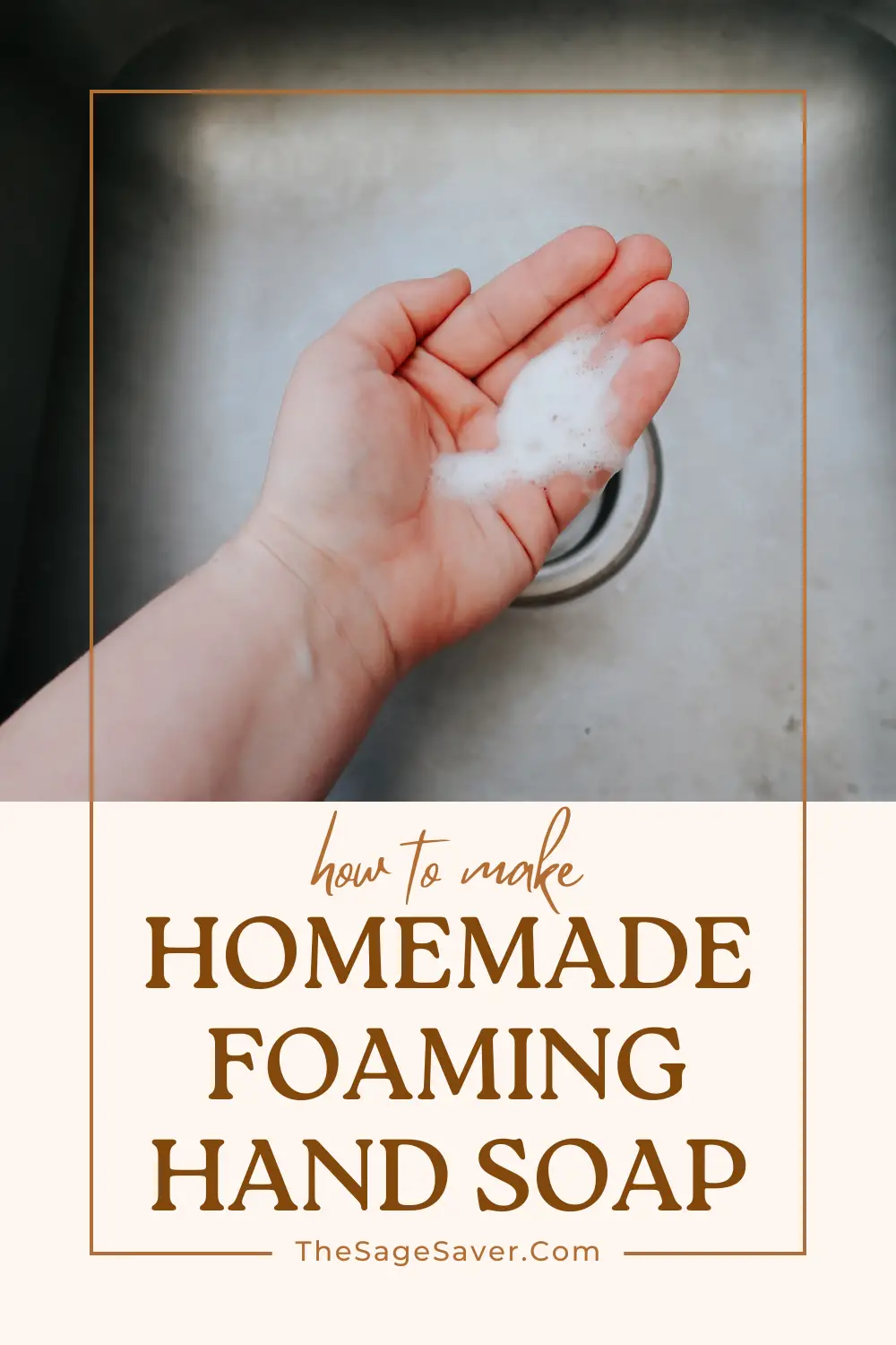 How to Make Homemade Foaming Hand Soap