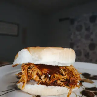 bbq pulled chicken in the crockpot