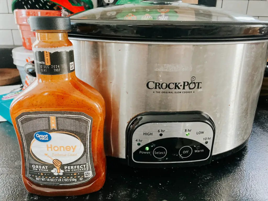 bbq pulled chicken in the crockpot