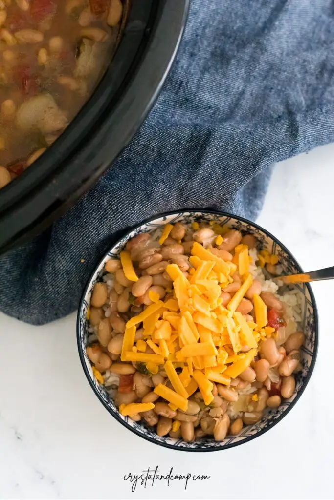 crockpot beans and rice