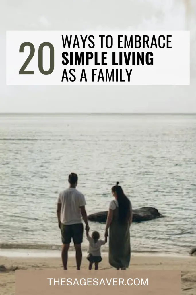 simple living for families