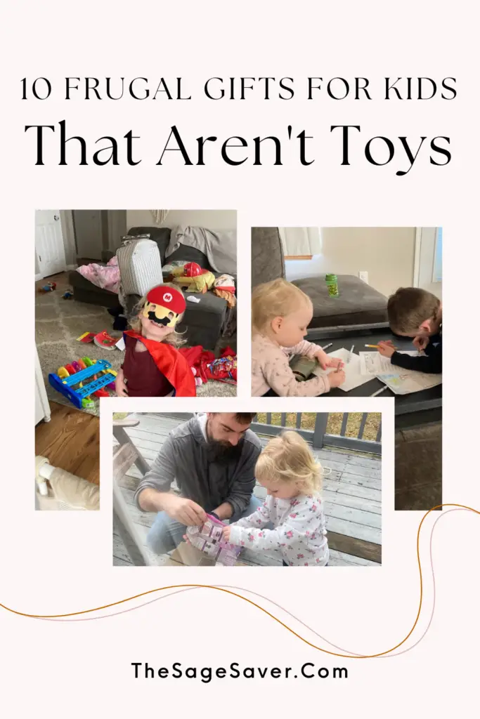 gifts for kids that aren't toys
