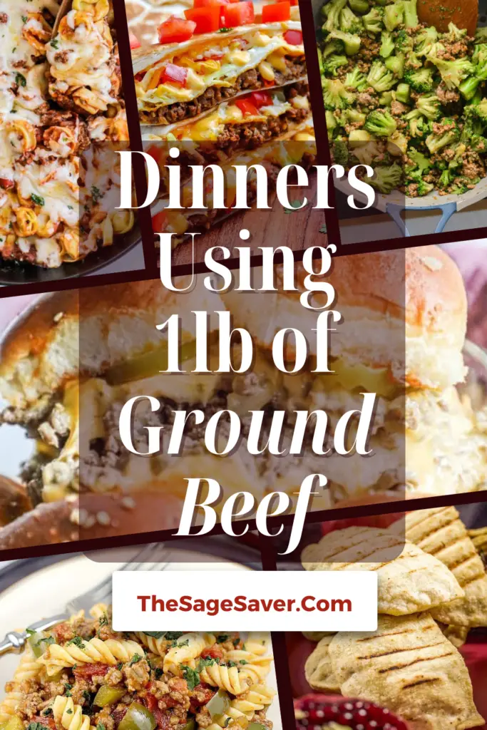 a pound of ground beef