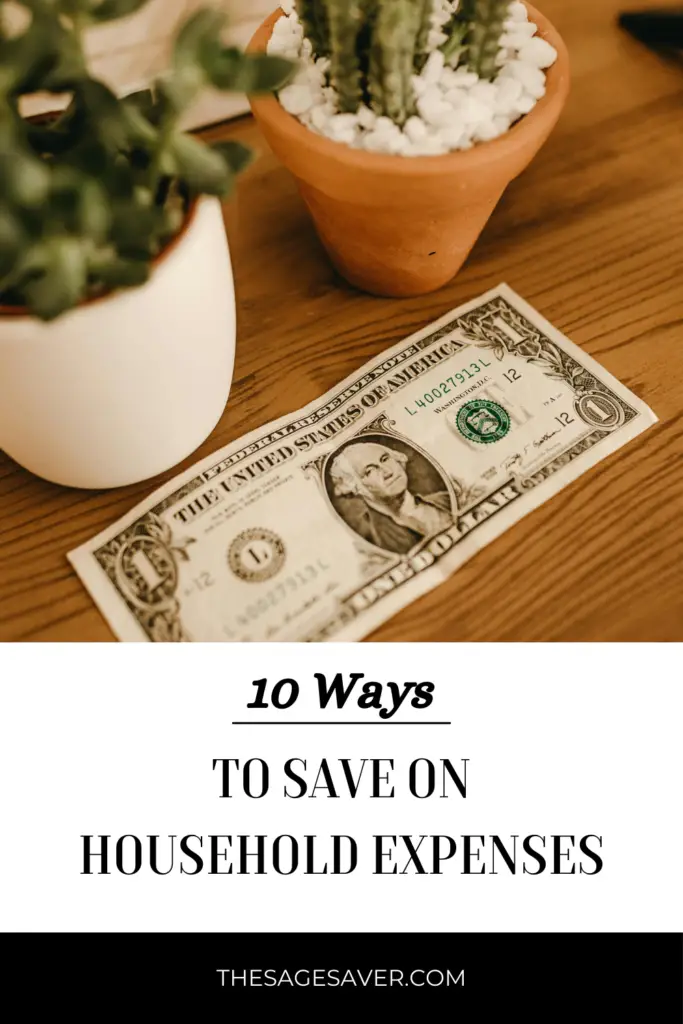save money on household expenses
